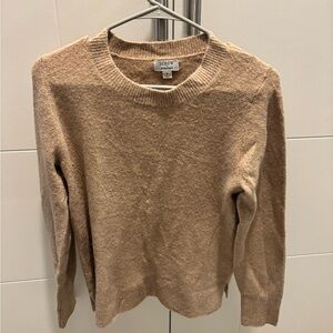 J. Crew Women's Camel Crew Neck Sweater
